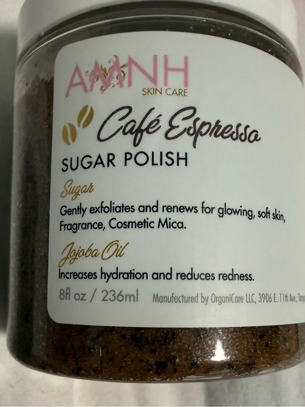Aminnah Café Espresso Sugar Polish! New smells great!